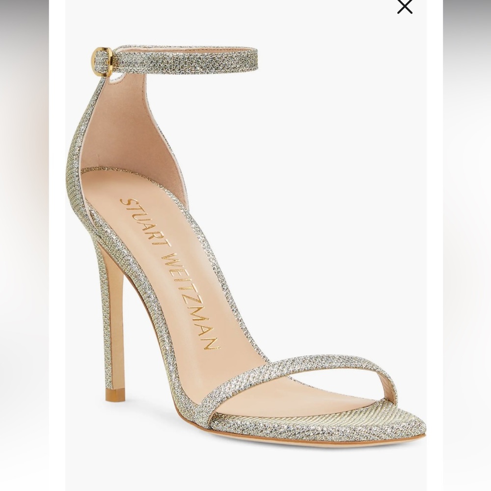 Stuart Weitzman Nudistcurve Ankle Strap Sandal- Excellent condition